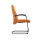 Réception de bureau et chaise d'invité en cuir à dossier moyen Y&F avec structure en métal (YF-1622)