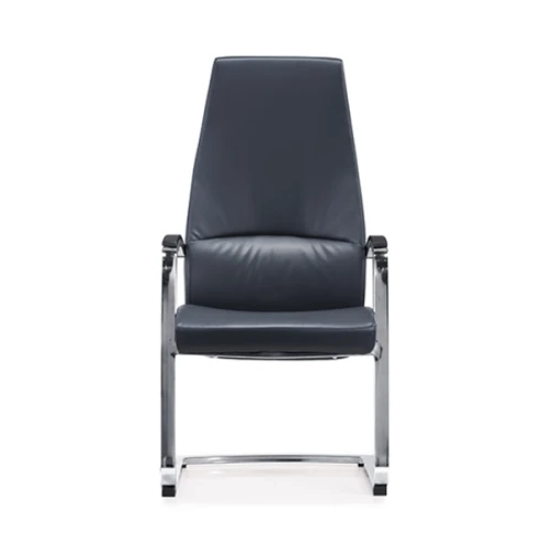 Office Guest Chair | Modern Leather Conference Reception Room Chair with Arms Supplier