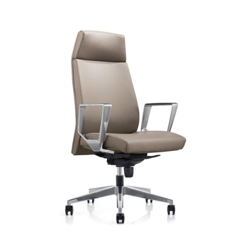 Chaise exécutive de bureau en cuir PU grand et haut à dossier haut Y&F (YF-828-116)