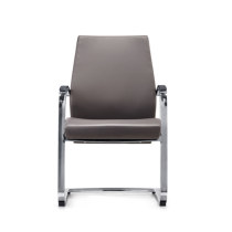 Wholesale Leather Guest Chair | Office Reception Room Chair With Arms（YF-1628）