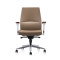 Y&F Mid-back PU Leather Office Executive Chair with Wood Surface Armrests(YF-622-021)