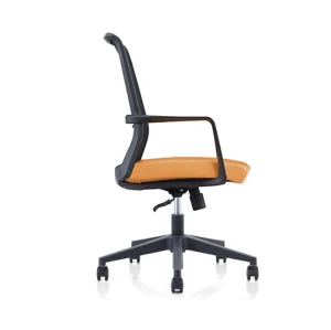 Swivel Mesh Chair | Middle Back Task Chair With Fixed Armrest For Office Wholesaler(YF-6628B)