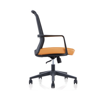 Swivel Mesh Chair | Middle Back Task Chair With Fixed Armrest For Office Wholesaler(YF-6628B)