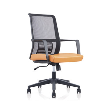 Swivel Mesh Chair | Middle Back Task Chair With Fixed Armrest For Office Wholesaler(YF-6628B)