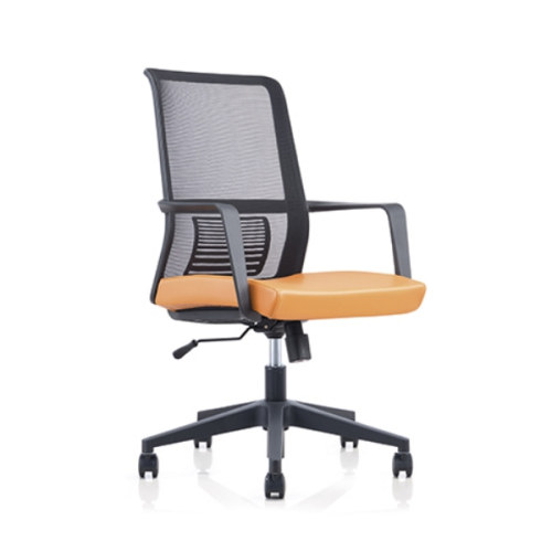 Y & F Офисный стул со средней спинкой с полипропиленовой спинкой и подлокотником, нейлоновое основание (YF-6628B)