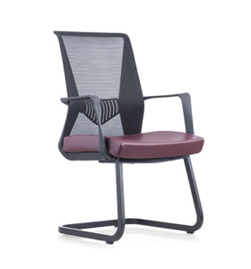 Y&F Mid-back Mesh Office Conference Chair with PP frame and armrest,Chrome base(YF-6629B-1)