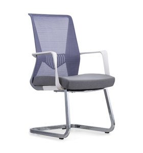 Chaise de conférence de bureau à dossier moyen Y&F avec accoudoir en PP et cadre en métal (YF-16629WS)