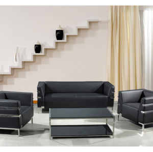 Wholesale Modern Black Sofa | Office Furniture Sofa Design Supplier in China(SF-898)