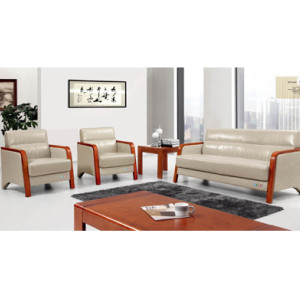 Y & F PU / кожаный офисный диван, 100% чистая губка, фанерная основа (SF-6093)