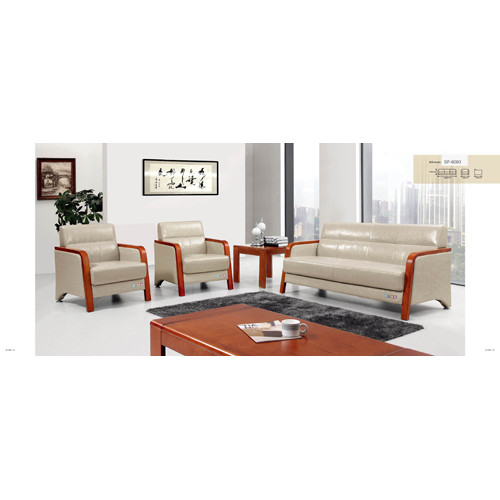 Wholesale Modern PU Office Sofas, 100% pure sponge, plywood base (SF-6093)