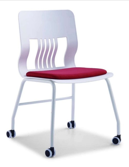 Y & F Современный офисный учебный стул с подушкой и роликами (LY-BM2-B)