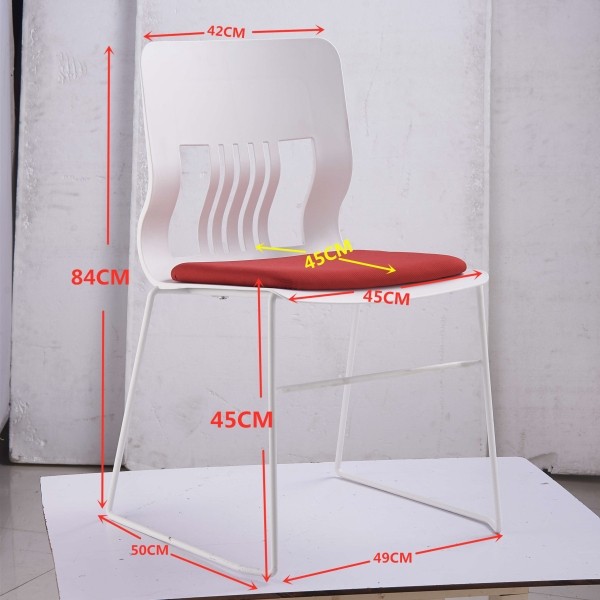 Silla de entrenamiento apilable de oficina moderna Y&F con cojín cómodo (LY-BM1)