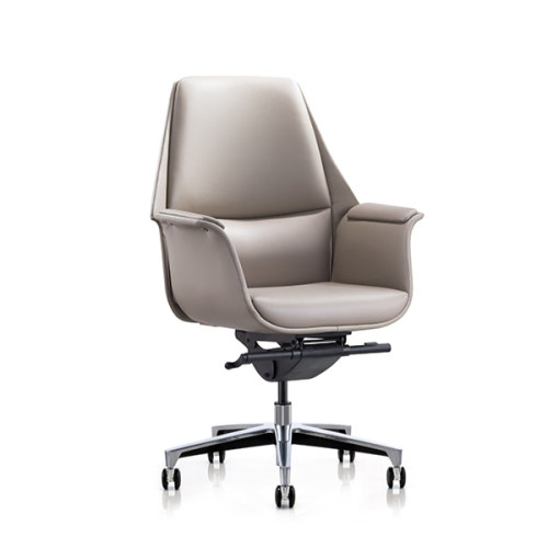 Офисное вращающееся кресло Y & F со средней спинкой и алюминиевым основанием (YF-626-18)