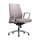 Chaise pivotante de bureau Y&F à dossier moyen en PU / cuir avec accoudoir réglable en hauteur en aluminium et plateau en bois, base en aluminium (YF-628-116)