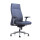 Chaise pivotante de bureau en PU à dossier haut Y&F avec accoudoir réglable en hauteur en aluminium, base en aluminium (YF-820-01)