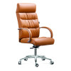 Oficina de cuero ejecutivo al por mayor silla giratoria con brazo fijo(YF-9332)