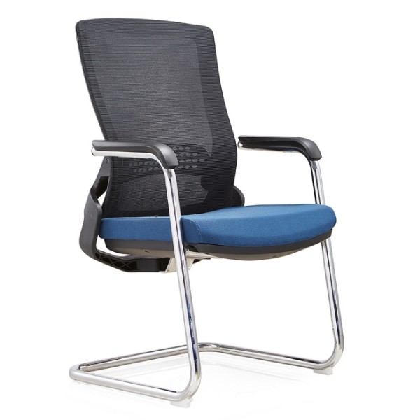 Y&F Middle Back Office Visit Chair avec éponge de moule 50D, structure en métal, accoudoir en PU. (YF-C35-1)
