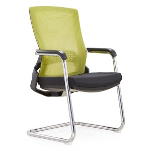 Y&F Middle Back Office Visit Chair avec éponge de moule 50D, structure en métal, accoudoir en PU (YF-C35-1)