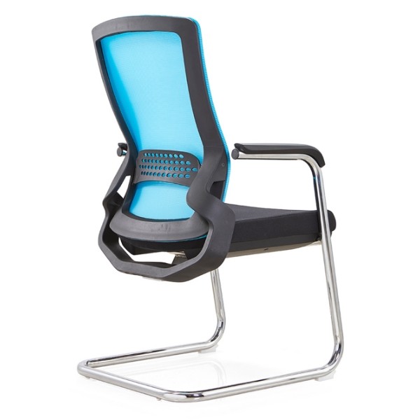 Y&F Middle Back Office Visit Chair avec éponge de moule 50D, structure en métal, accoudoir en PU. (YF-C35-1)