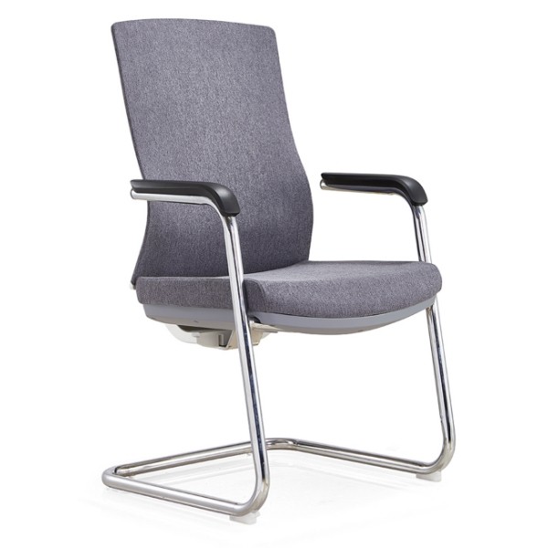 Гостевой стул Y & F Mid-Back Office с металлическим каркасом, мягкий PU подлокотник. (YF-С30)
