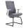 Y&F Mid-Back Office Guest Chair with PA Back Frame and Metal frame, White PP Armrest. (YF-D30)