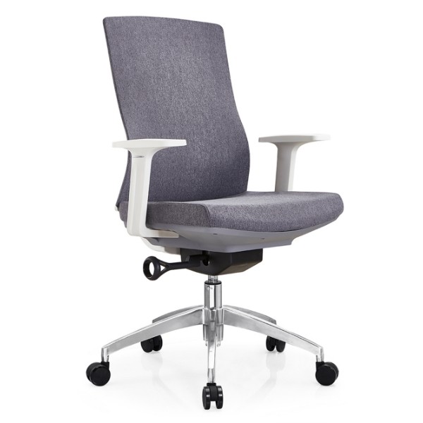 Y&F Middle Back Office Task Chair with Aluminum Base and PP Armrest(YF-B30)