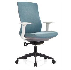 Кресло Y & F для среднего бэк-офиса с алюминиевым / нейлоновым основанием и подлокотником из полипропилена (YF-B30)