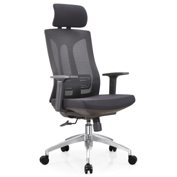 Кресло Y & F High Back для офиса с сеткой из алюминия / нейлона и подлокотником из полипропилена (YF-A30-1)