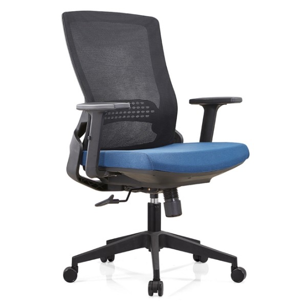 Кресло Y & F с высокой спинкой, кресло для руководителя с нейлоновым основанием и регулируемым подлокотником (YF-B35-2)