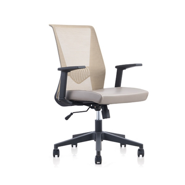 Silla de oficina Y&F Mesh Middle Back Mesh con marco cromado y apoyabrazos (YF-16622B-1)