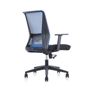 Офисное вращающееся кресло Y & F со средней спинкой, подлокотником из полипропилена и нейлоновым основанием (YF-6630B-119)