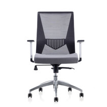 Y&F Mid Back Mesh Office Swivel Chair, PP Armrest and Aluminum Base (YF-6630S-119W)