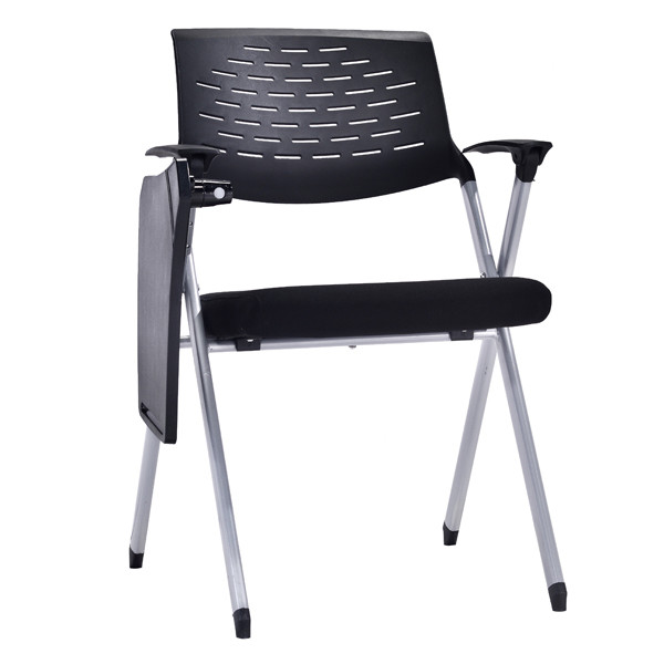 Modern Office Foldable Training Chair With Writing Board, Metal With Powder Coating,Without Wheel(YF-A-133)