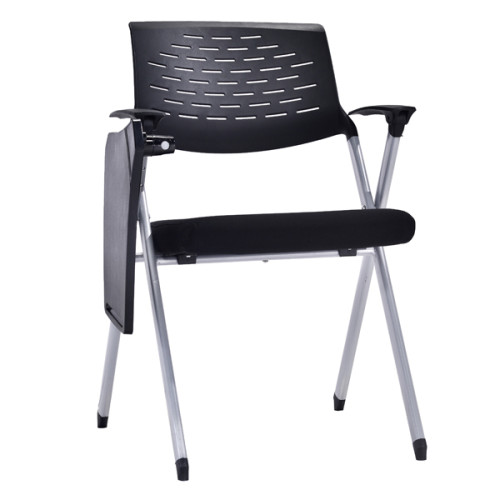 Modern Office Foldable Training Chair With Writing Board, Metal With Powder Coating, Without Wheel(YF-A-133)