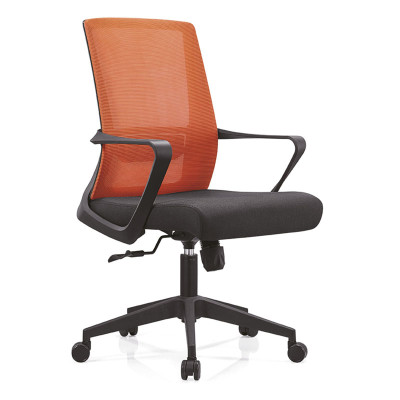 Chaise de bureau central en maille avec cadre arrière en PP, accoudoir en PP et base en nylon (YF-B15)