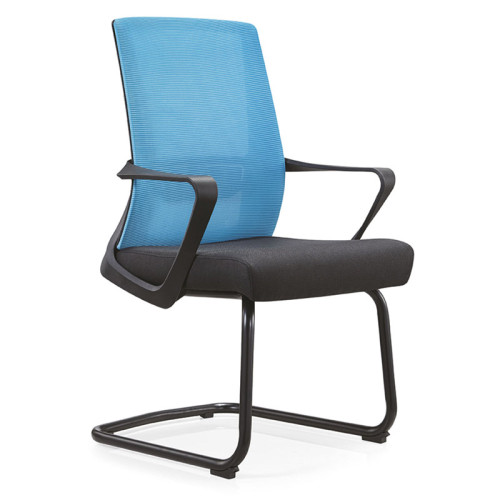 Middle Back Mesh Office Reception and Conference Chair With Painting Base and PP Armrest(YF-C15)