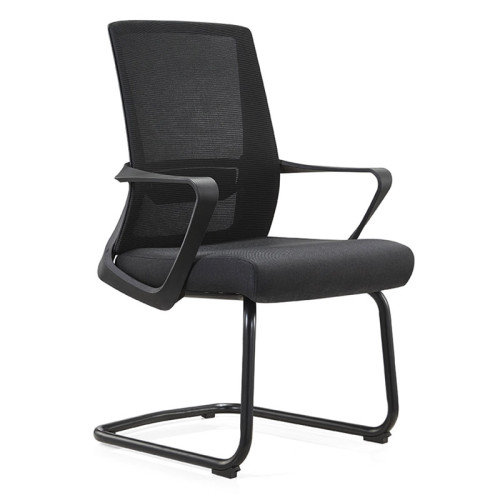 Middle Back Mesh Office Reception and Conference Chair With Painting Base and PP Armrest(YF-C15)