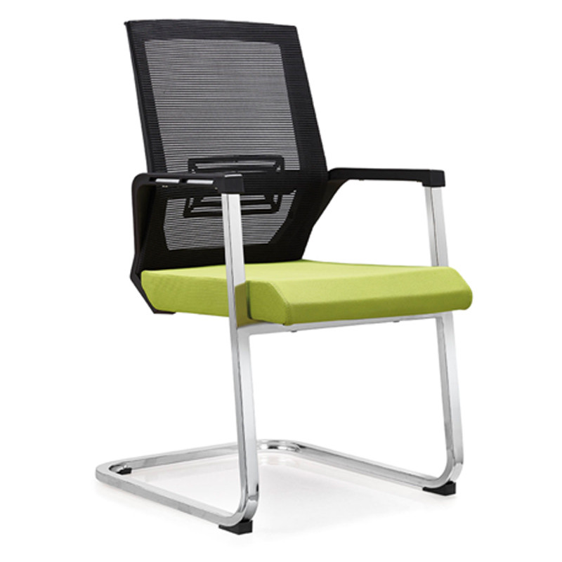 Middle Back Mesh office chair with PP back frame and armrest, chrome base(YF-C06)