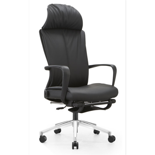 High Back Big and Tall PU/Leather Office Executive Chair,aluminum base,PP Armrest(YF-A60)