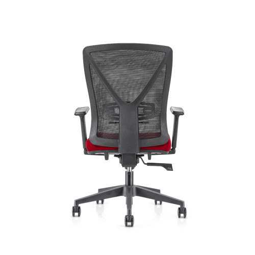 Сетчатое кресло среднего бэк-офиса с нейлоновой основой 320 мм, подлокотник из полипропилена, ролики из полиуретана (YF-GB04)