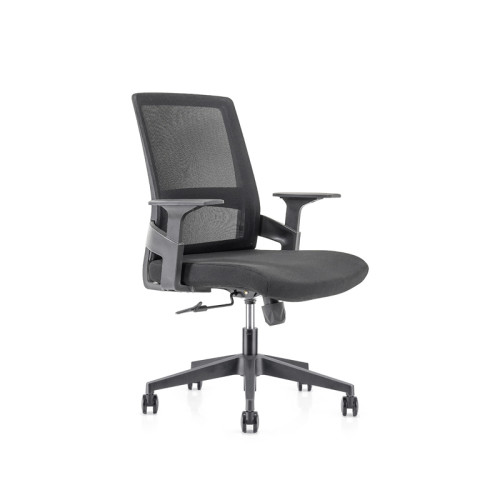 كرسي عمل مريح | كرسي مهام دوار مع شبكة خلفية سوداء لمورد المكتب