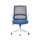 Chaise de bureau central en maille avec base en nylon de 320 mm, accoudoir en PP, cadre blanc (YF-GB07-blanc)