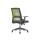 Chaise en maille de bureau central vert avec base en nylon de 320 mm, accoudoir en PP (YF-GB07-vert)