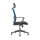 Chaise de direction en maille de bureau à haut dossier avec base en nylon, accoudoir en PP, appui-tête réglable en hauteur (YF-GA08)