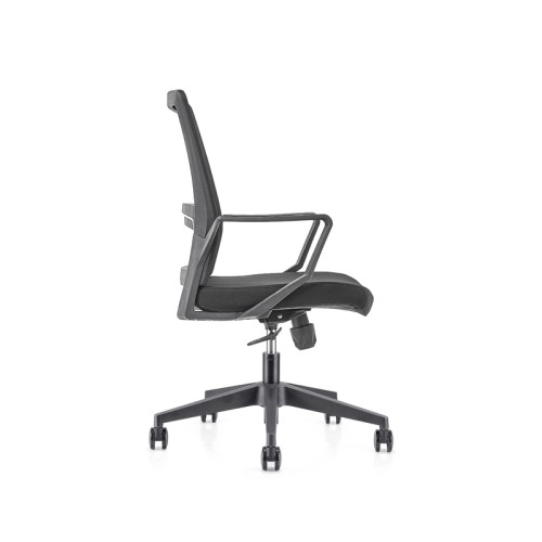 Средний бэк-офис сетчатый стул с нейлоновой основой 320 мм, подлокотник из полипропилена (YF-GB08)