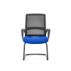 Büro-Wartestühle | Lieferant für Mesh-Bürogästestühle mit mittlerer Rückenlehne und PP-Armlehne