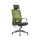 Chaise de direction en maille de bureau à haut dossier avec base en nylon, accoudoir en PP, appui-tête réglable en hauteur (YF-GA09)