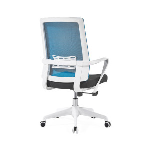 Bürostuhl für die mittlere Rückenlehne | Drehstuhl mit fester PP-Armlehne für Bürolieferanten