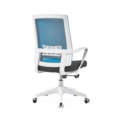 Chaise de travail de bureau | chaise pivotante avec accoudoir PP fixe pour fournisseur de bureau