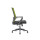 Chaise en maille de bureau central vert avec base en nylon de 320 mm, accoudoir en PP (YF-GB09-vert)